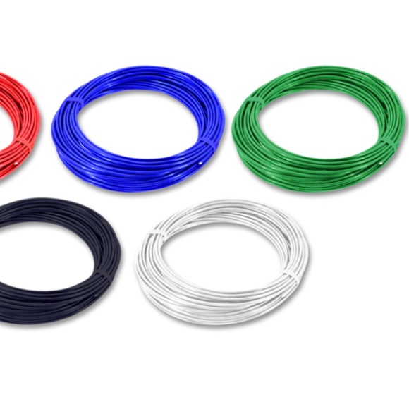 🆕 NEW 1 pack of 5 pcs Craft Beading Wires - Fils pour bijoux artisanat 22 Gauge - Picture 4 of 4